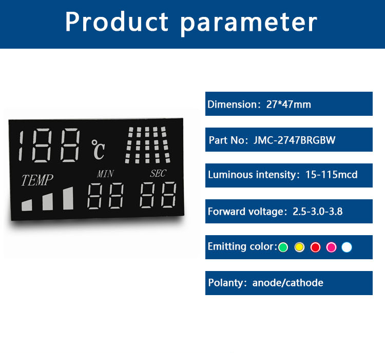 CUSTOM LED DIGITAL DISPLAY-JMC-2747BRGBW