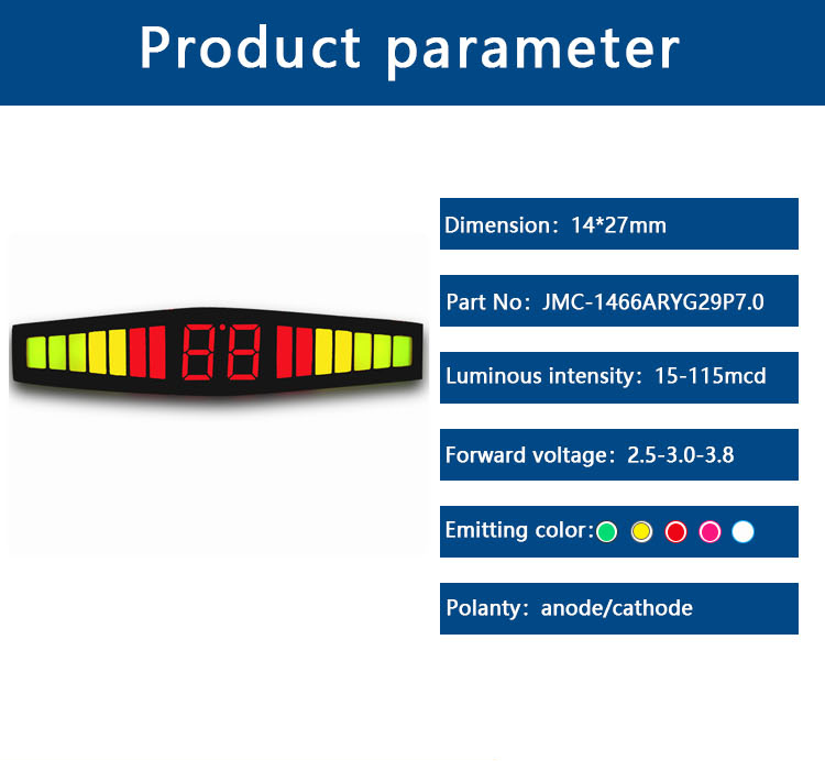 CUSTOM LED DIGITAL DISPLAY-JMC-1466ARYG